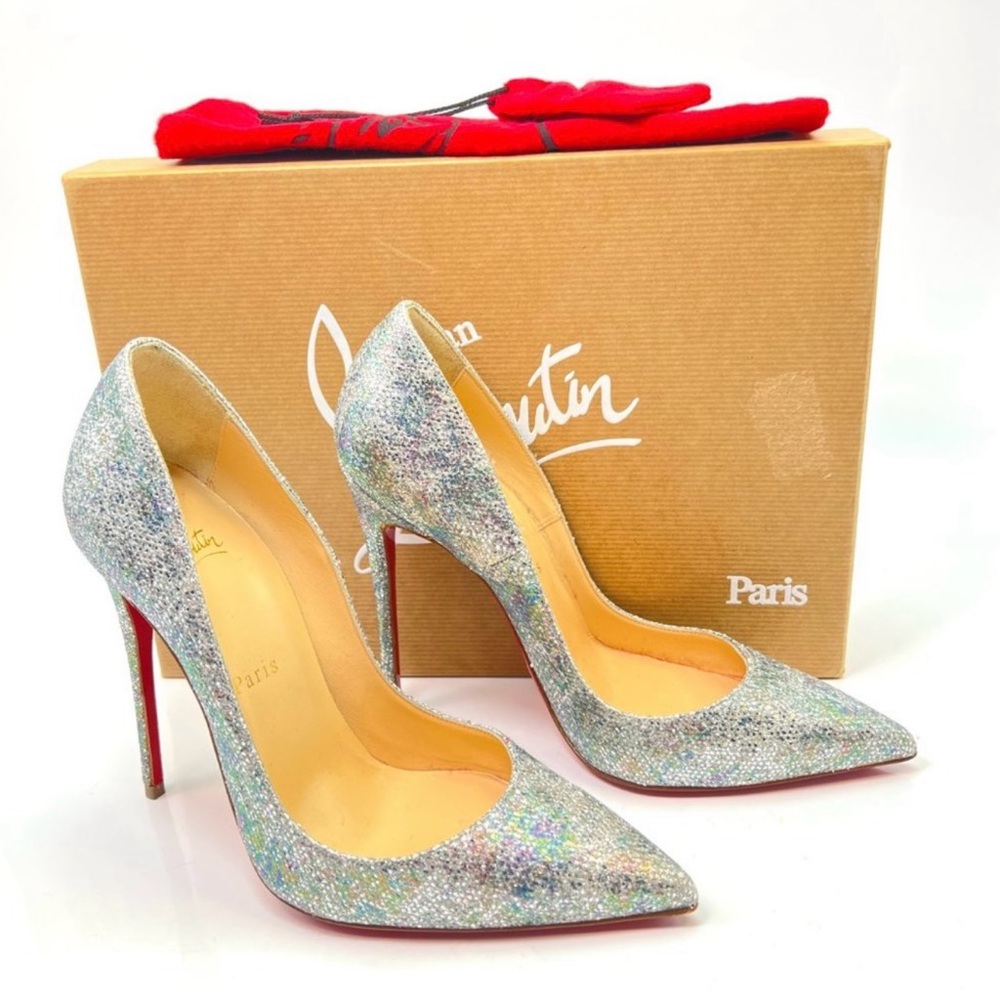 CHRISTIAN LOUBOUTIN SO KATE 120 GLITTER SOLARIA 👠 36.5 - Picture 2 of 8